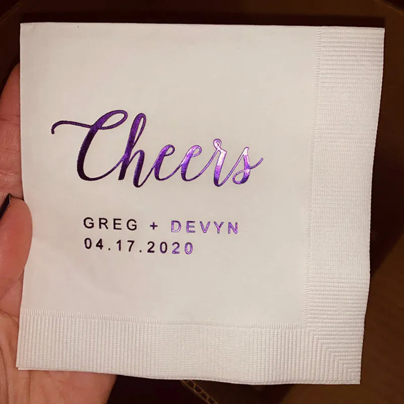 Custom Monogram Napkins