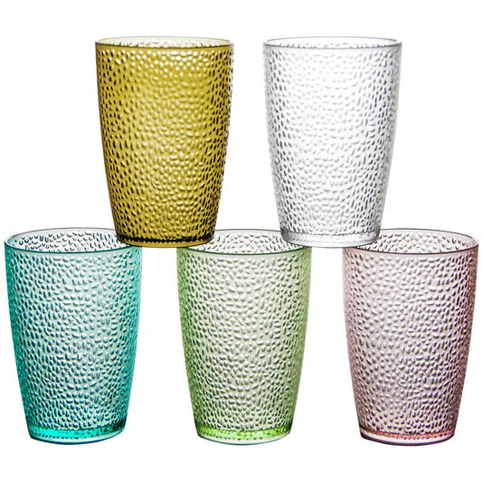 5Pcs Acrylic Drop-proof Cups Set