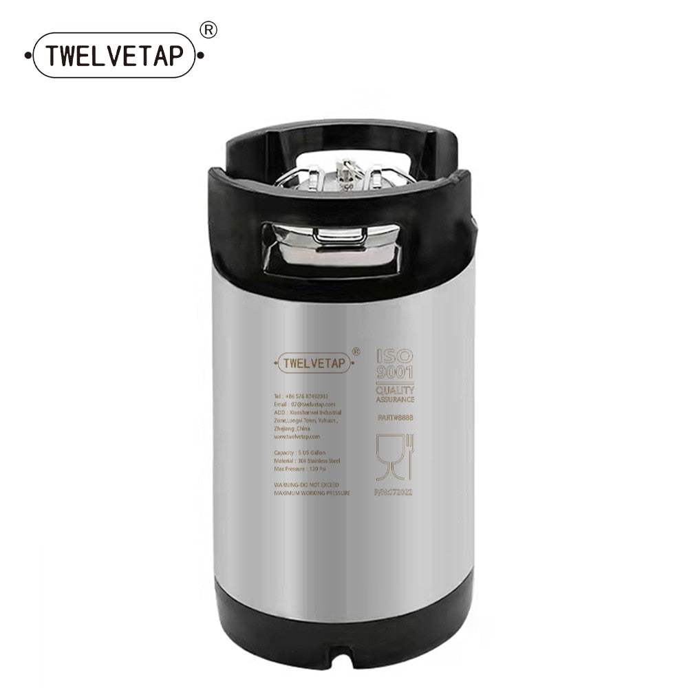 TWELVETAP Stainless Steele Beer Keg