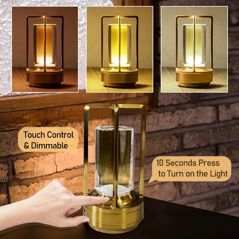 Outdoor LED Cordless Table Lamp