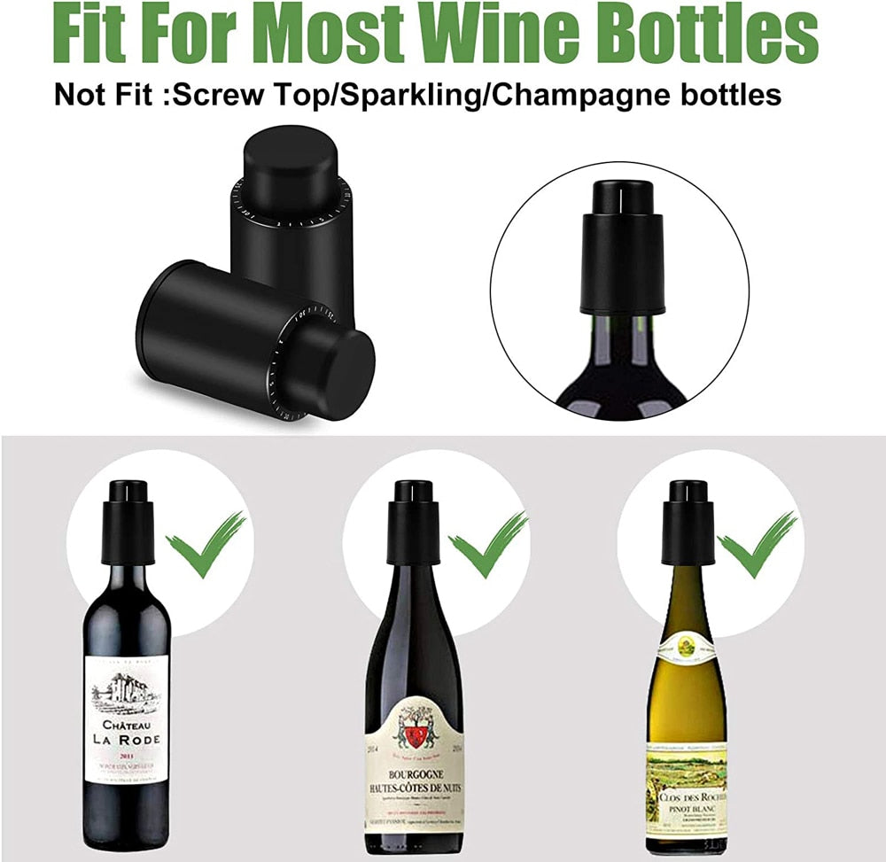 Vacuum Wine Bottle Stopper Preserver