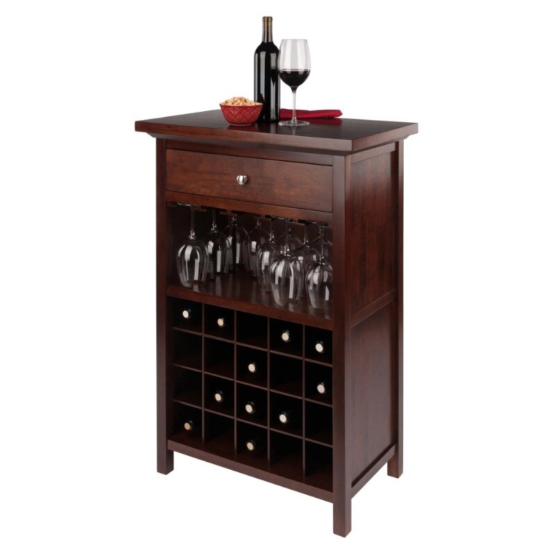 Winsome Wood 20-Bottle  Wine Cabinet