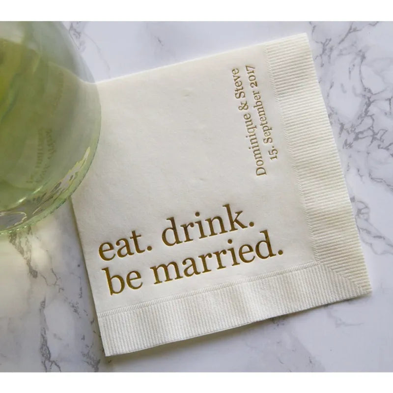 Custom Wedding Napkins