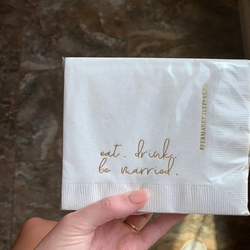 Custom Wedding Napkins